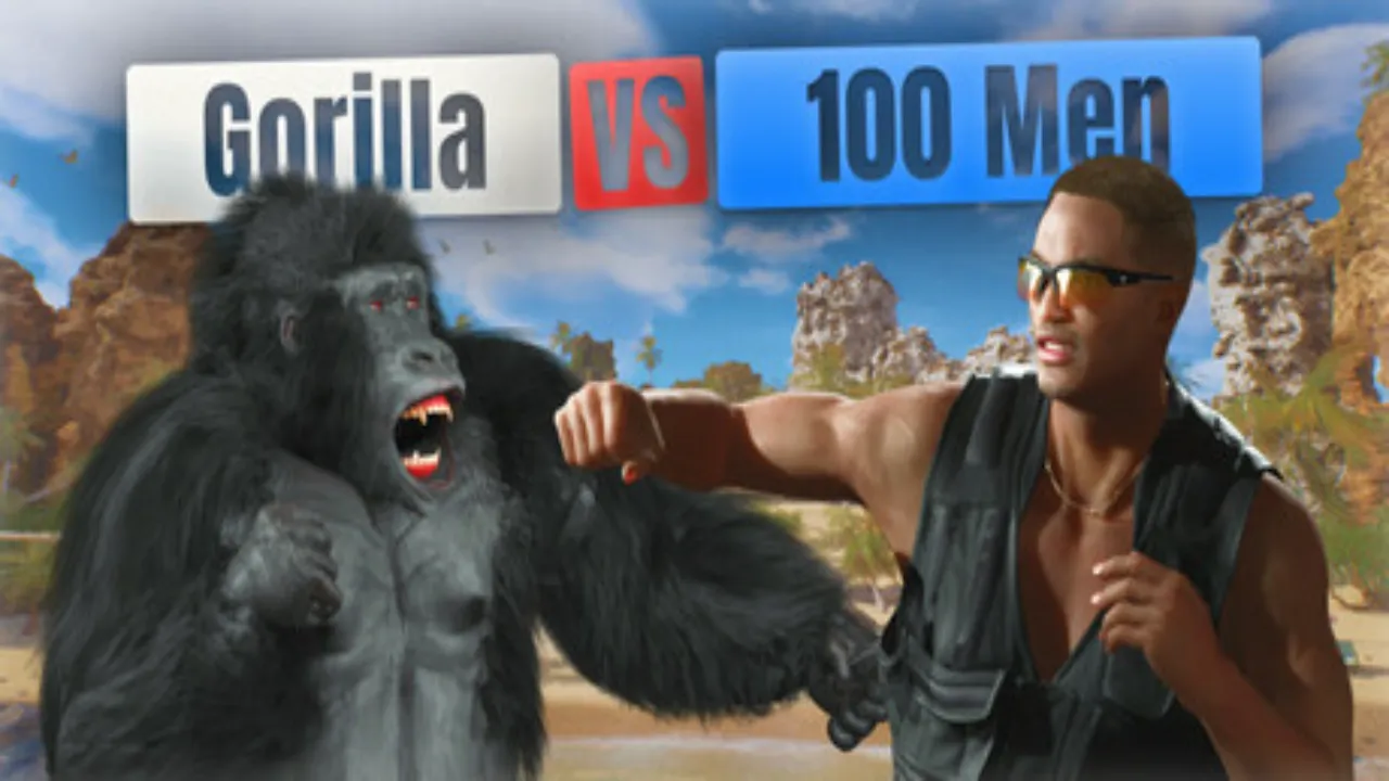 Download Gorilla Vs 100 Men