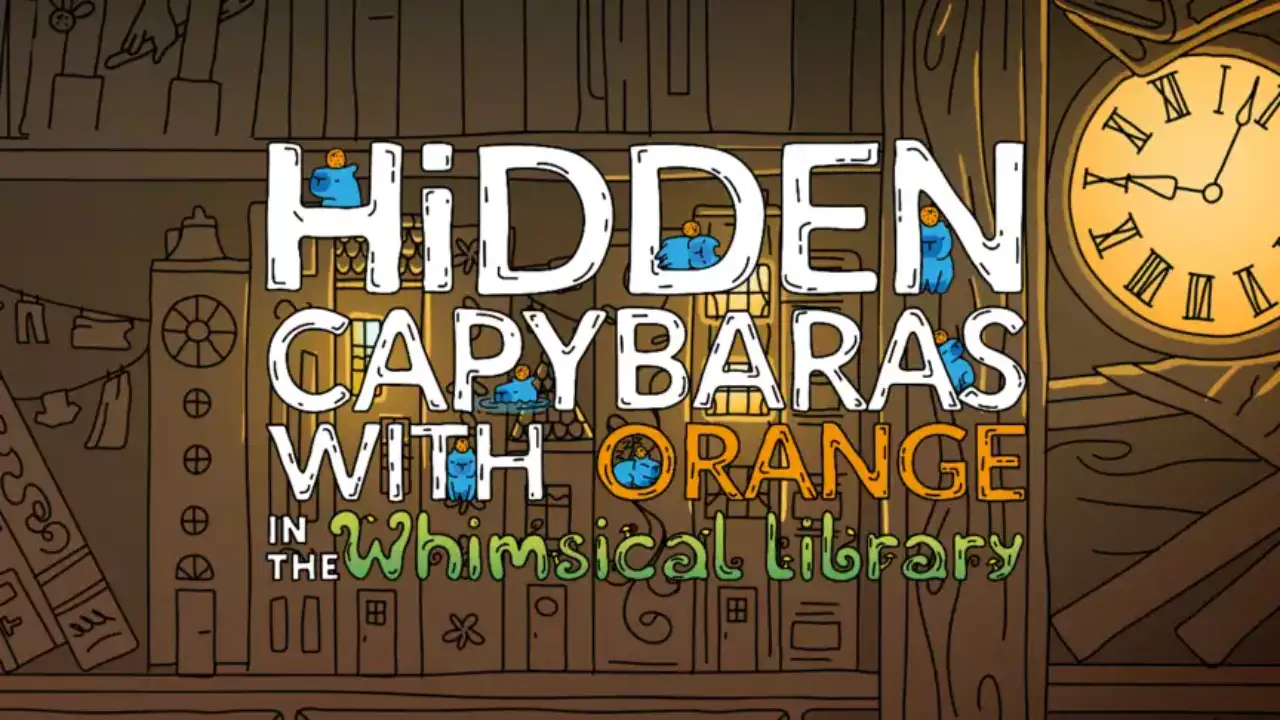 Download Hidden Capybaras with Orange in the Whimsical Library (v1.0.4.23)